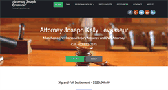 Desktop Screenshot of josephkellylevasseur.com